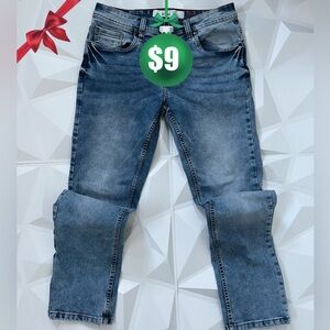 Men's Blue Straight Jeans🏷️%